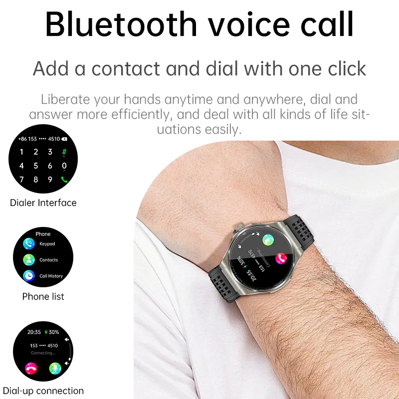 1.43inch AMOLED URIC ACID blood lipid voice assistant radiation level oxygen ecg SOS music dialing call fitness smart watch