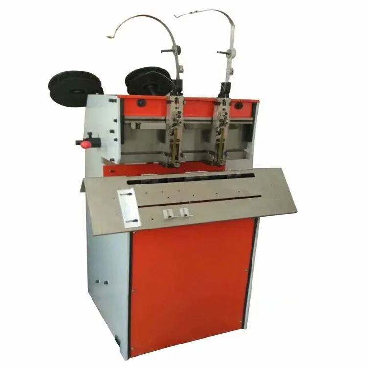TD202 Double Head Saddle Stitching Exercise Book Binding Machine A3 A4 Wire Stitching Machine
