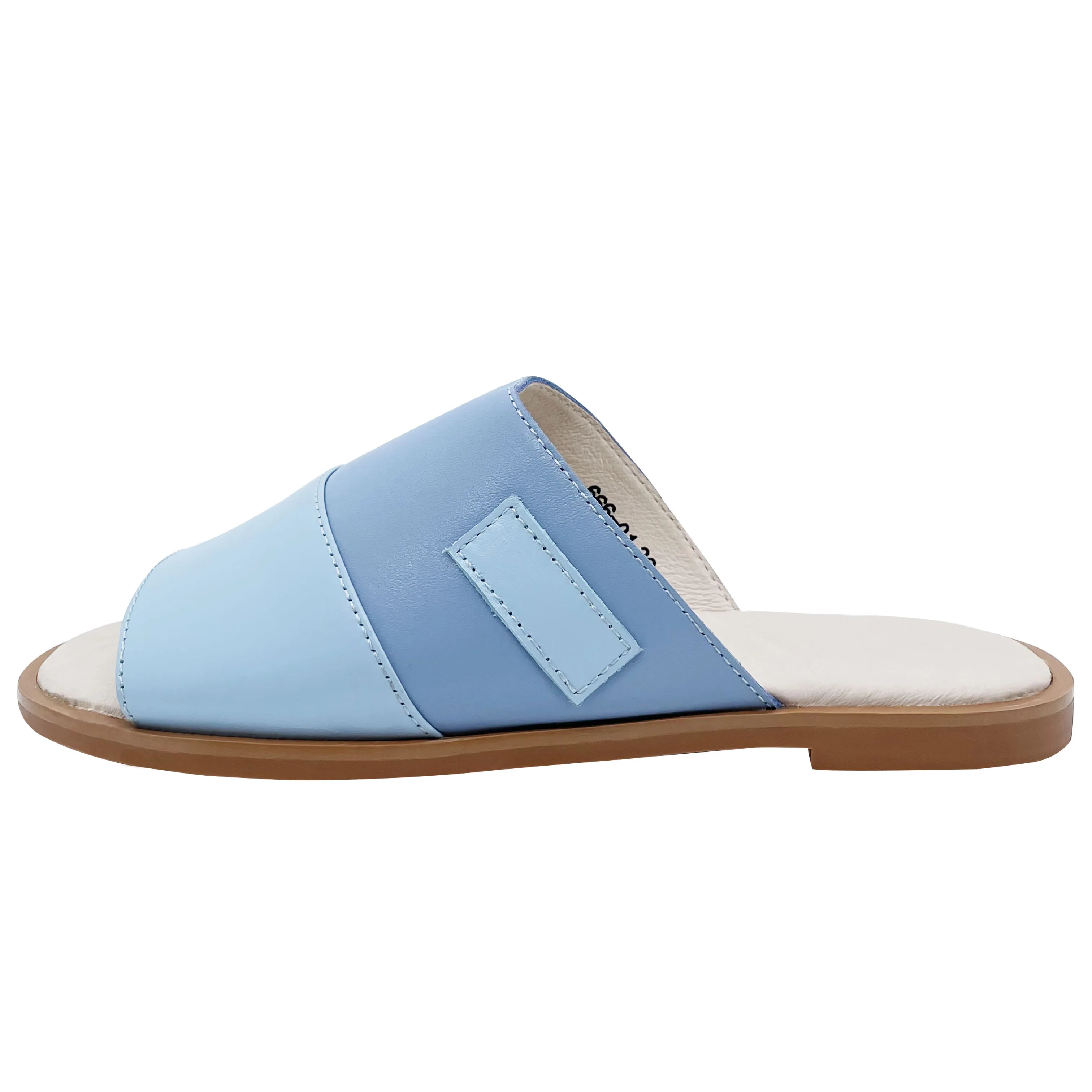 Hot Sales High Quality Fashion Trend Factory Custom Cow Leather Women Slides Slippers