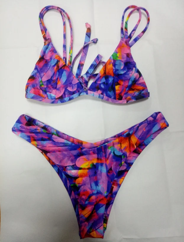 2022 Manufacturer Newest Custom Design Sexy Sporty Bikini Swimwear Brazilian Bikini Swimwear