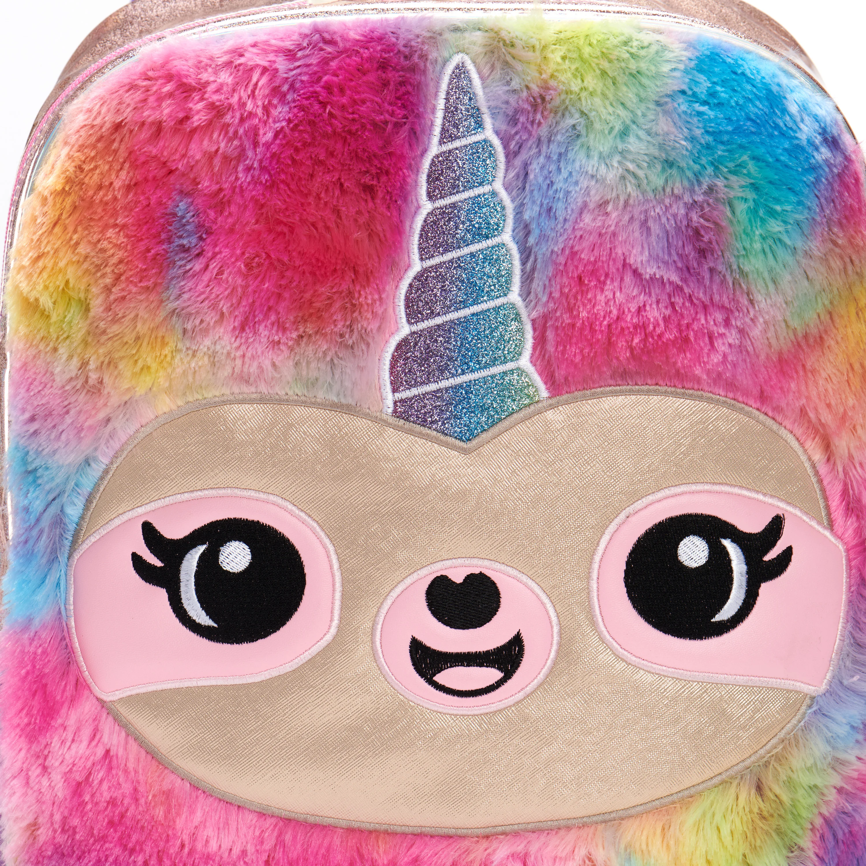 FSY Kindergarten soft plush backpack sets kids primary school Unicorn-pattern backpack with lunchbox and pencil bag girls