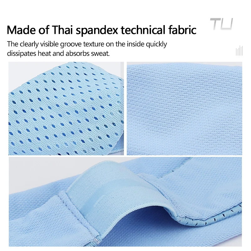 TU Unisex Breathable Protective Fitness Hair Band Polyester Hairband Gym Sweat Wick Men Headband Sport Women Exercise Head Band