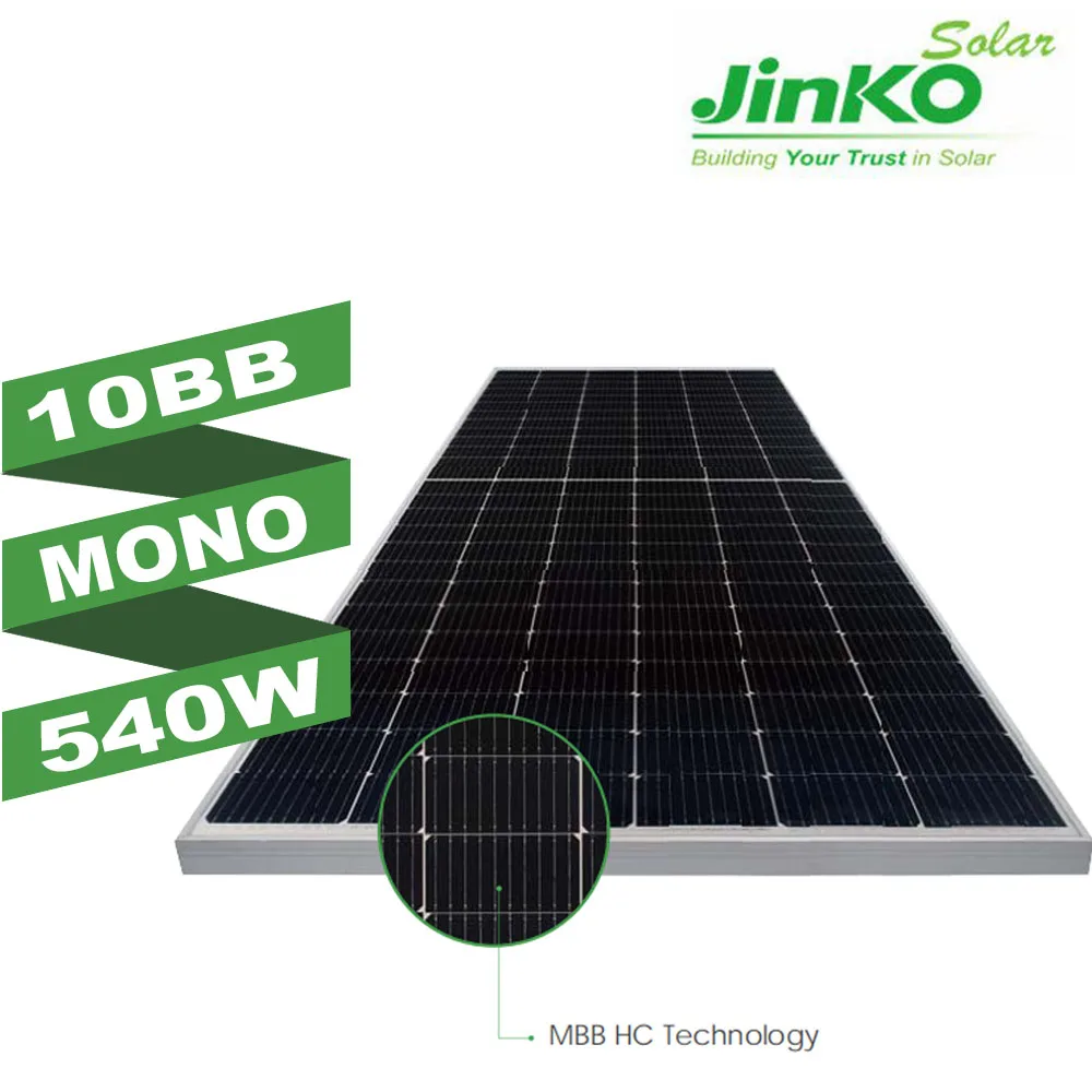 Монокристаллический моно-модуль Jinko PERC полуячейка 1 уровня 530 Вт 535 540 9 шарикоподшипников 10 12 182 мм солнечная панель