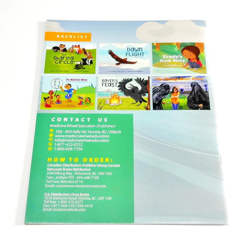 Medicine Wheel Education Catalogue Customization Flyer Catalog Booklet Brochure Printing