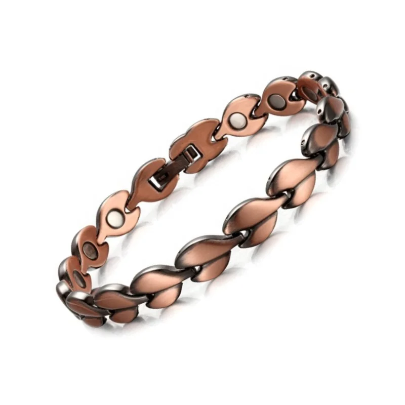 Wholesale price 99% copper bracelet copper wire bracelets with gemstones new design copper 18k gold color charm bracelet