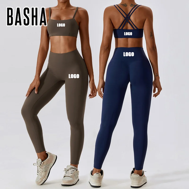 BASHAsports Wholesale Deportivos Para Mujeres Del Gym Fitness Clothing Roupa De Academia Feminina Kit Customize Workout Set
