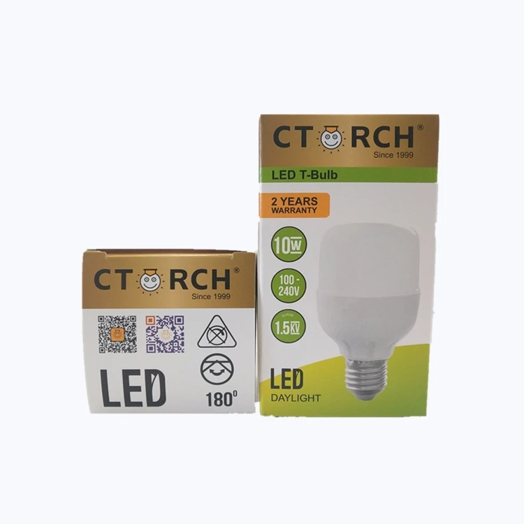 CTORCH Wholesale Factory Price E27 B22 China Manufacturers 10W lights LED T Shaped Light Bulb