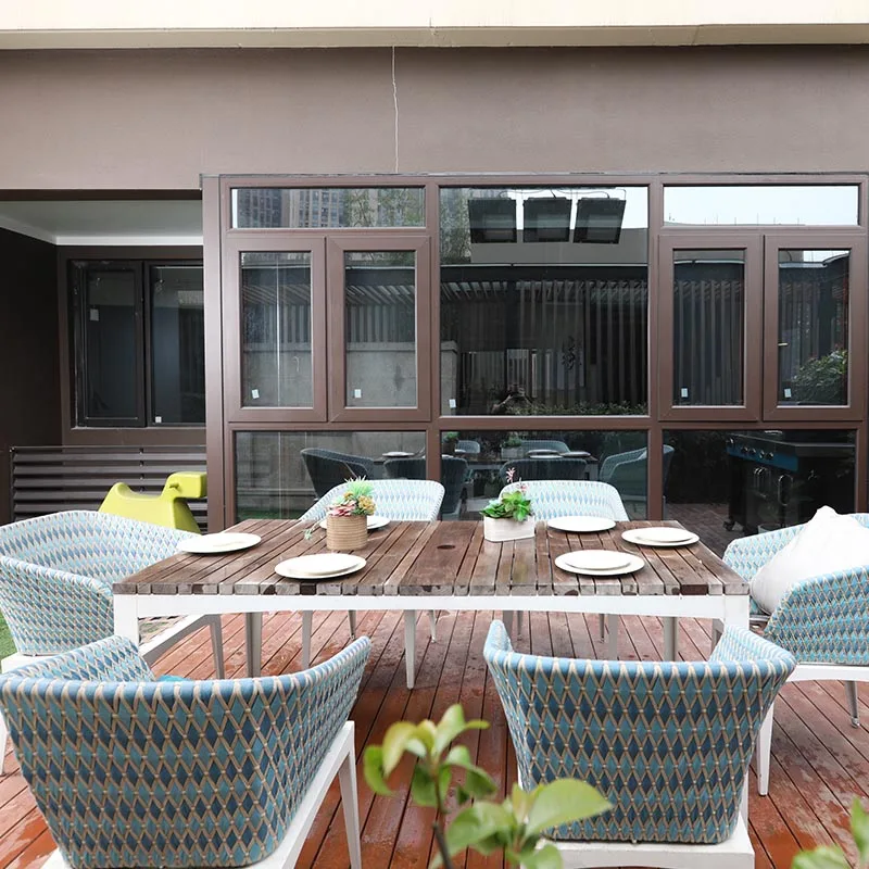 Greensee Glass Thickness 6m High Quality Handle Kin Long Locking System Outward Swing Windows