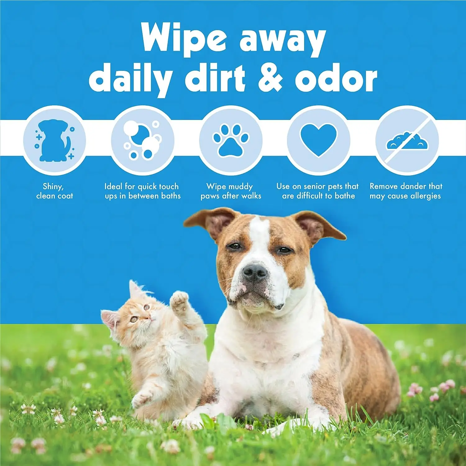 Lookon OEM ODM custom Pet Wet for Cleaning face finger dog glove ear tissue wipes