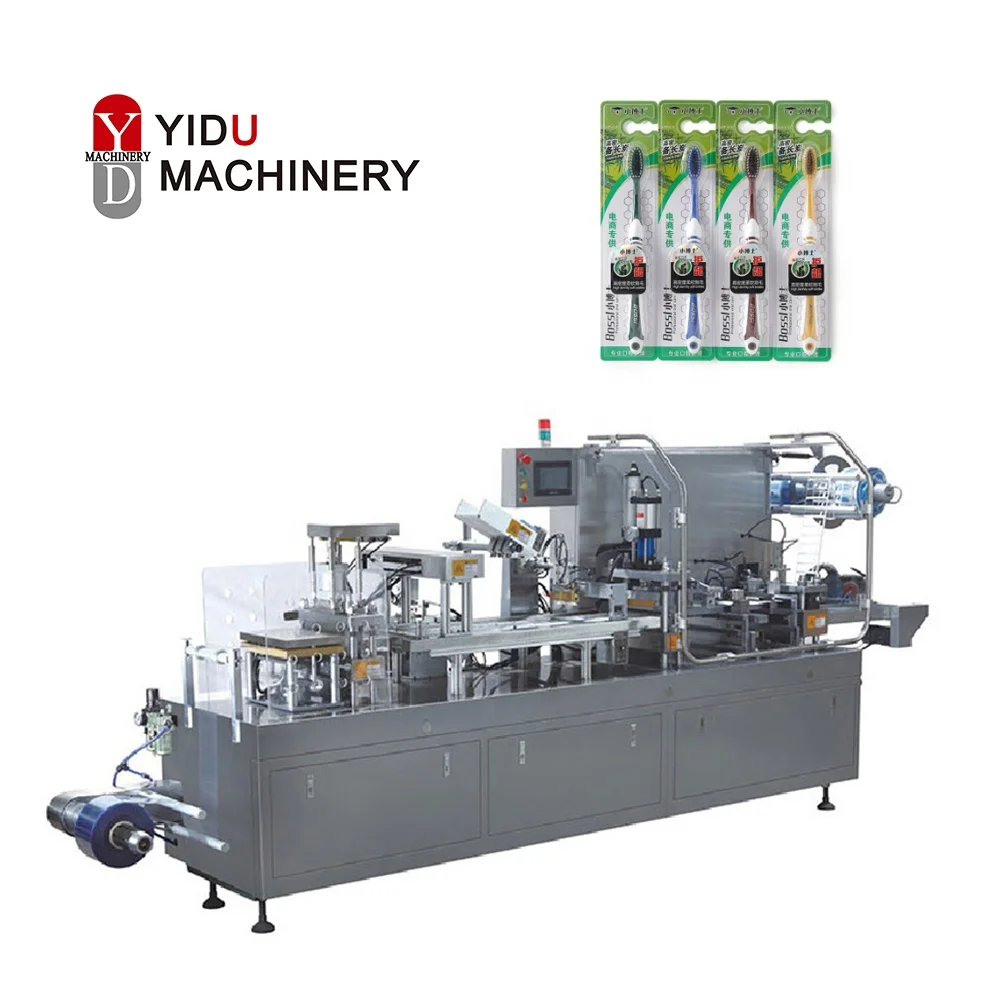 DPP-260A Fully Automatic Toothbrush Chopsticks Stationery Blister Packing Machine Paper Card Blister Packing Machine