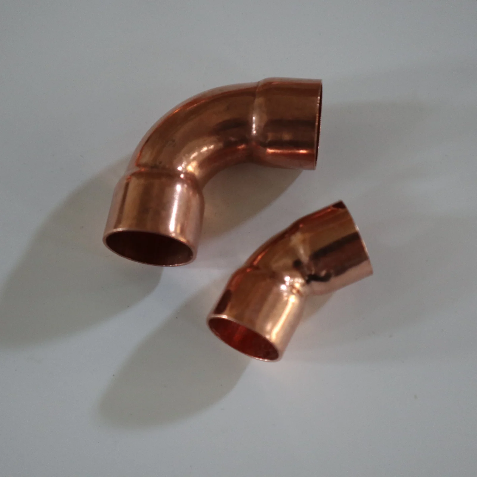 copper Pipe Fittings Equal Tee Y-branch pipe fitting professional DN15 Coupling 1 1/8 Inch Elbow Female Copper Coating