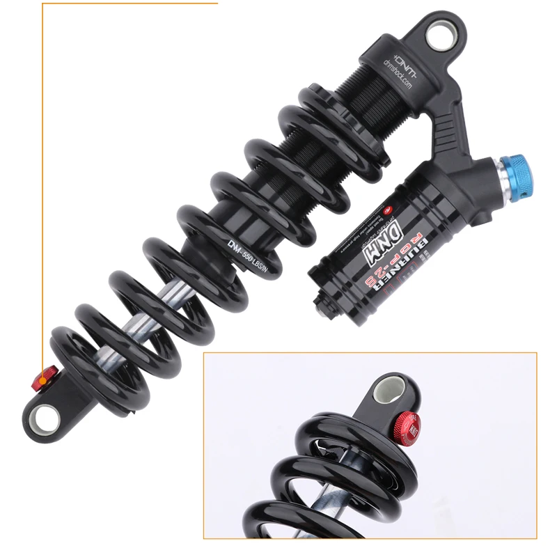 DNM RCP2S mountain bike rear shock absorber 550LBS spring soft tail 165mm/190mm/200/210/220/240mm bicycle shock absorber