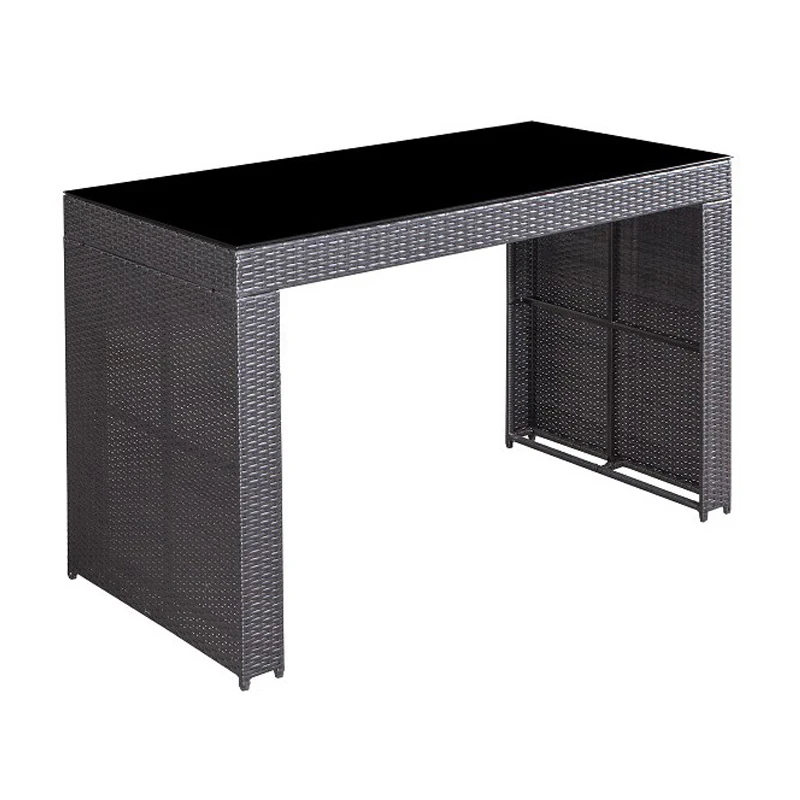 Dining Table plastic rattan bar set Bar-001