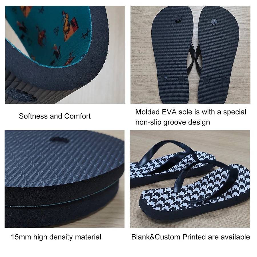 Topjlh factory wholesales sublimation casual beach slippers for kids man women sublimation Beach Fitting Flip-flops Slippers