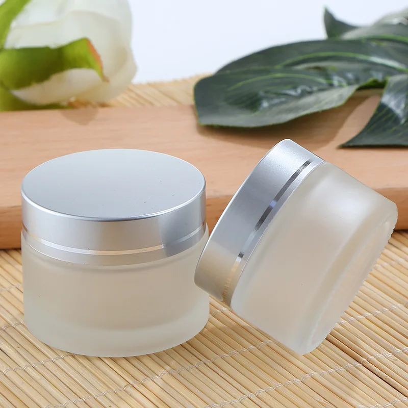 5ml 10ml 15ml 30ml 50ml 60ml 80ml 100ml amber cosmetic glass cream jar with black lid 100ml luxury cosmetics jar glass container