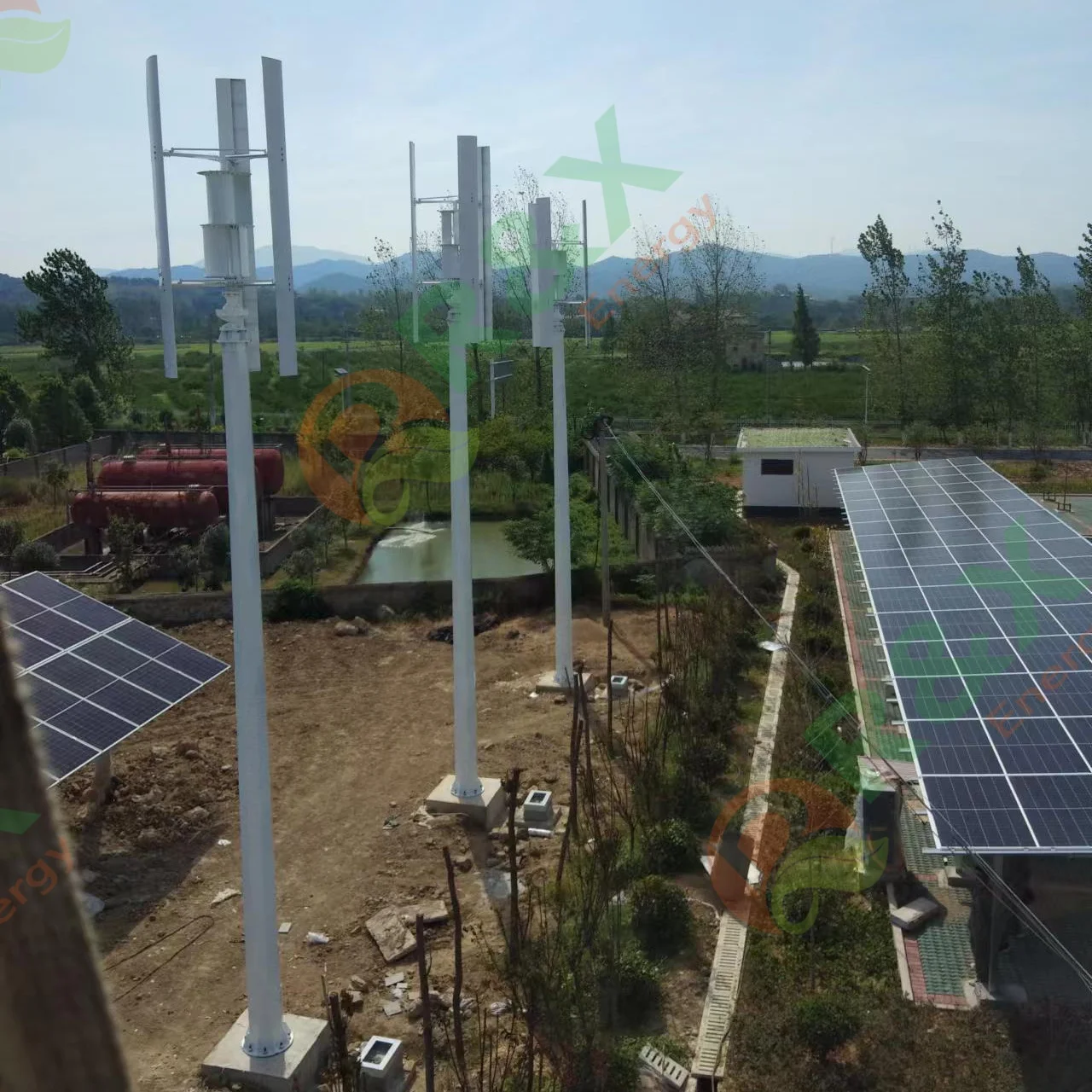 20KW 15kw 10kw 5kw 3kw Wind Turbines Generator with High Efficiency Inverter Hybrid