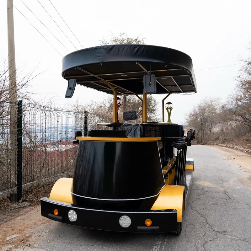 16 Seat Team Building Electric Pedal Bike Bars and Pedal Party Bike beer bike  For City Tours