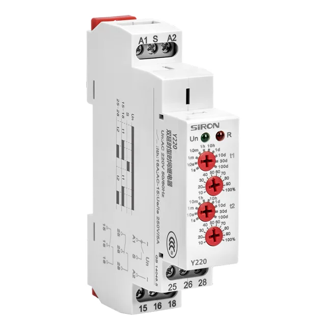 Automatic machinery application multi-function led indicate 12v 240v delay time relay module