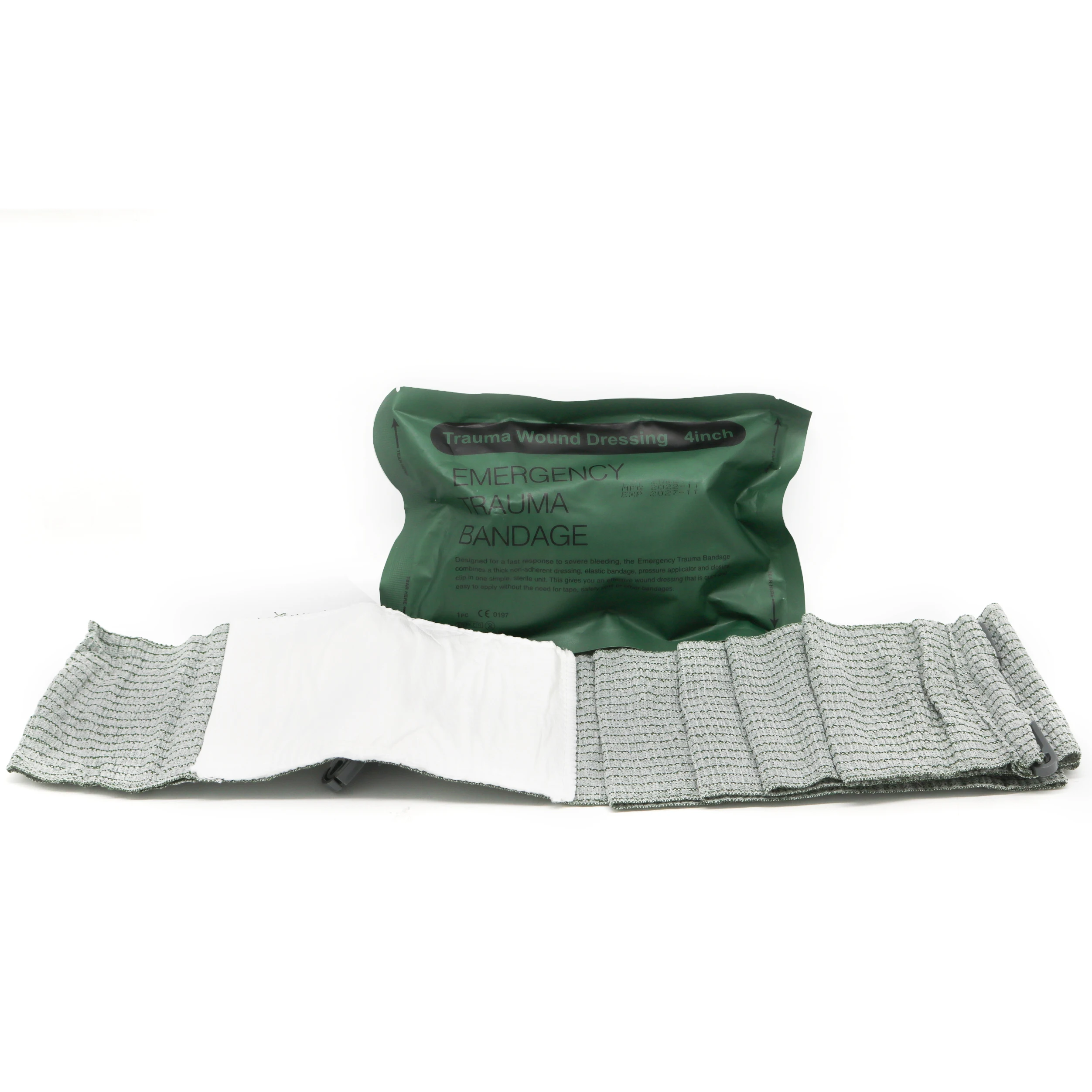 4/6 inch wound care trauma dressing israeli bandage for blood bleeding control