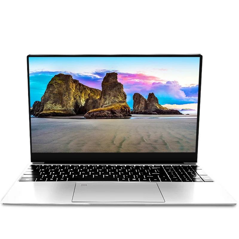 Китайские лаптопы сенсорной панели Slim узкой рамкой Win10 15,6 дюймов i7-6560U ноутбук для core