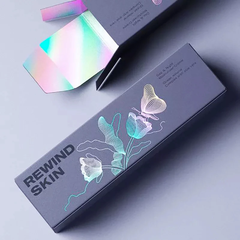 Reasonable Price Cosmetic Storage Box Packaging Custom Hologram Paper Box For Cosmetic Products