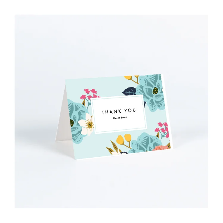 Индивидуальный логотип, бумажная печать, спасибо, визитная карточка за вашу покупку