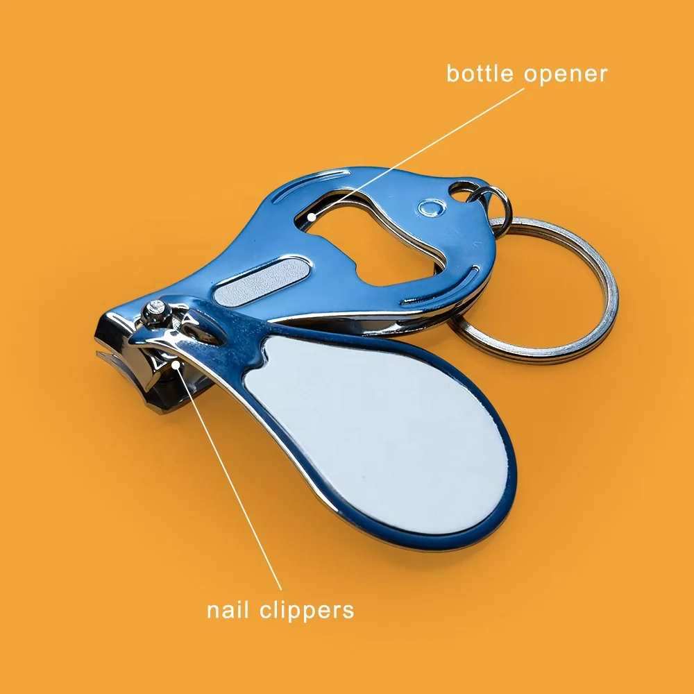 Prosub Wholesale Sublimation Blank Beer Opener Key Chain Zinc Alloy Photo Custom Printing Metal Bottle Opener Keychain