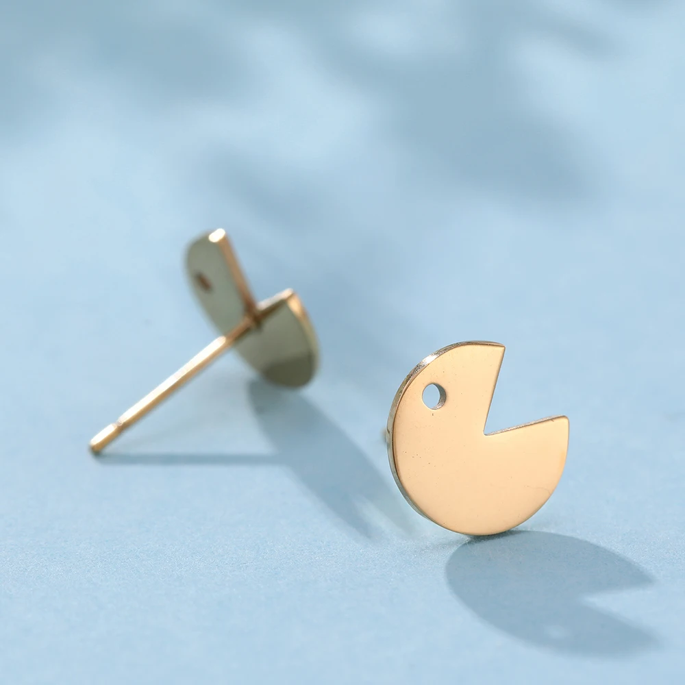 Cup Earrings Food Coffee Cup Ice Cream Stud Earrings 2021 Wholesale 316 Stainless Steel Earrings Mixed