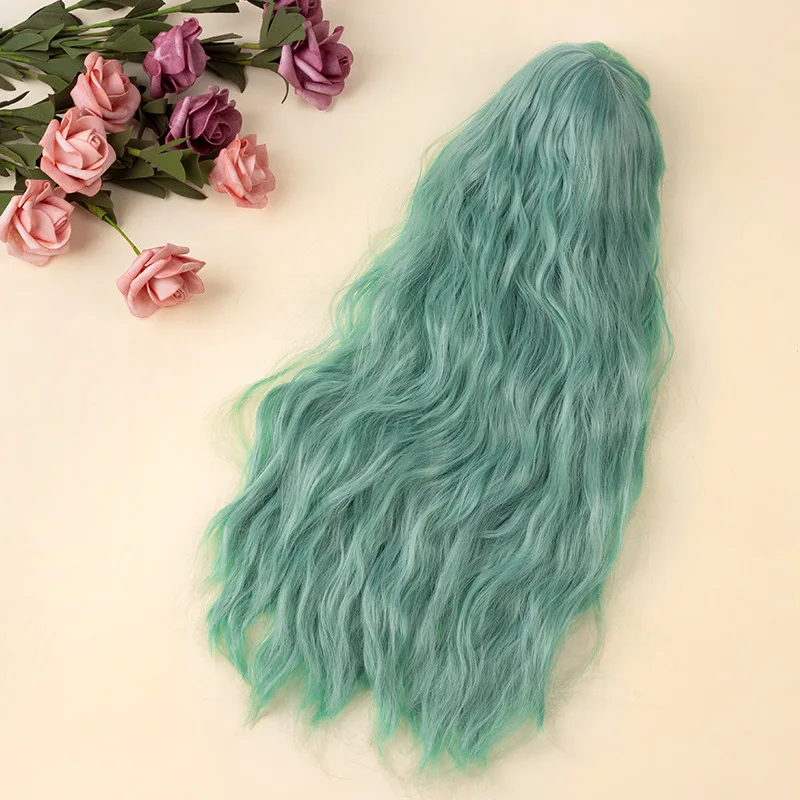 Synthetic Long straight Wave Curly Doll Wig for 60cm 1/3 Bjd Hair High Temperature Bjd Wig SD For BJD Doll Hair Wig Accessories