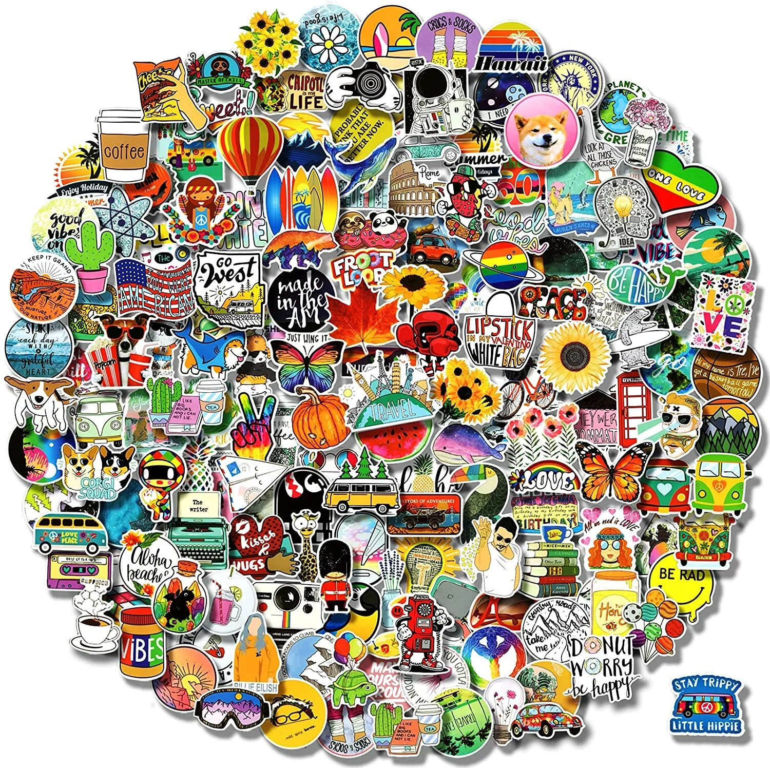 Customized Sticker Printing Waterproof Die Cut Adhesive PVC vinyl Sticker Custom Car Stickers