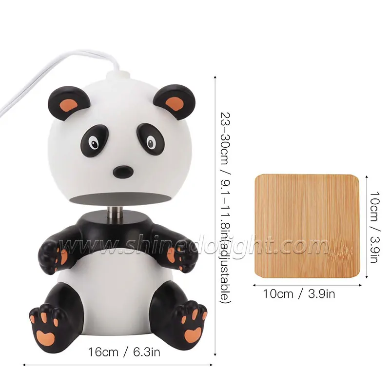 Cute panda wax lamp Cartoon robots decorate romantic atmosphere melting candle lights