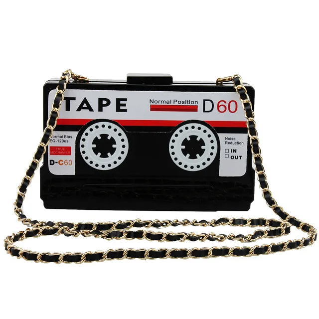 2021 Hot Selling Clear Magnetic Tape evening clutches shoulder handbags women acrylic box coin wallet school purse