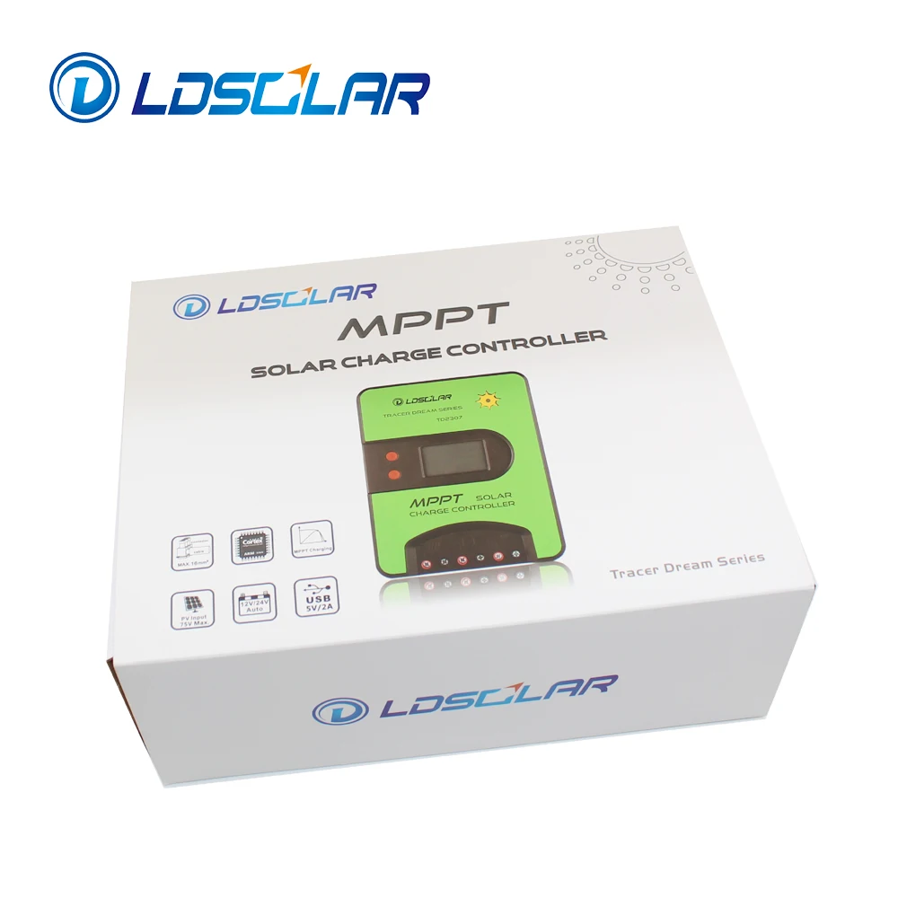 LDSOLAR 30A 12/24 в Off Gird Solar RS485 контроллер Mppt Солнечный контроллер