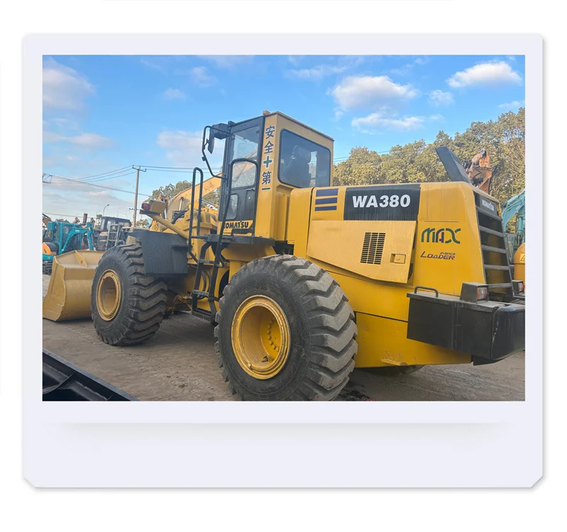 Original Japan Komatsu 380 Used komatsu WA380 wheel loader komatsu front loader WA380 WA470 On Hot Sale