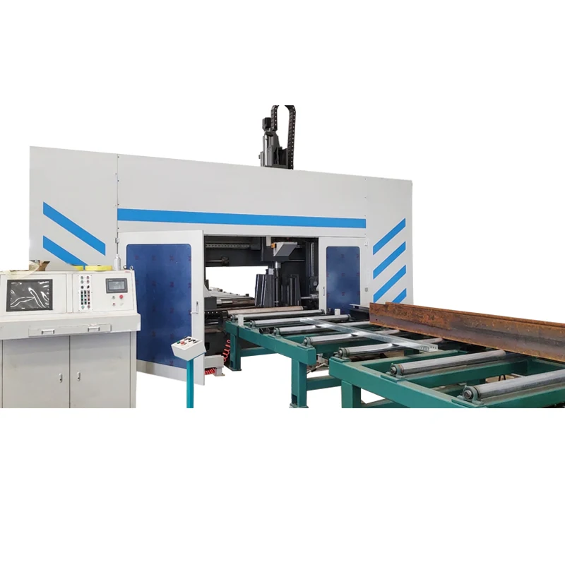 Hot Sale Hydraulic Multi Spindle Automatic Feedin Drilling Line High Speed 3d Cnc I U H Beam Drilling Machine