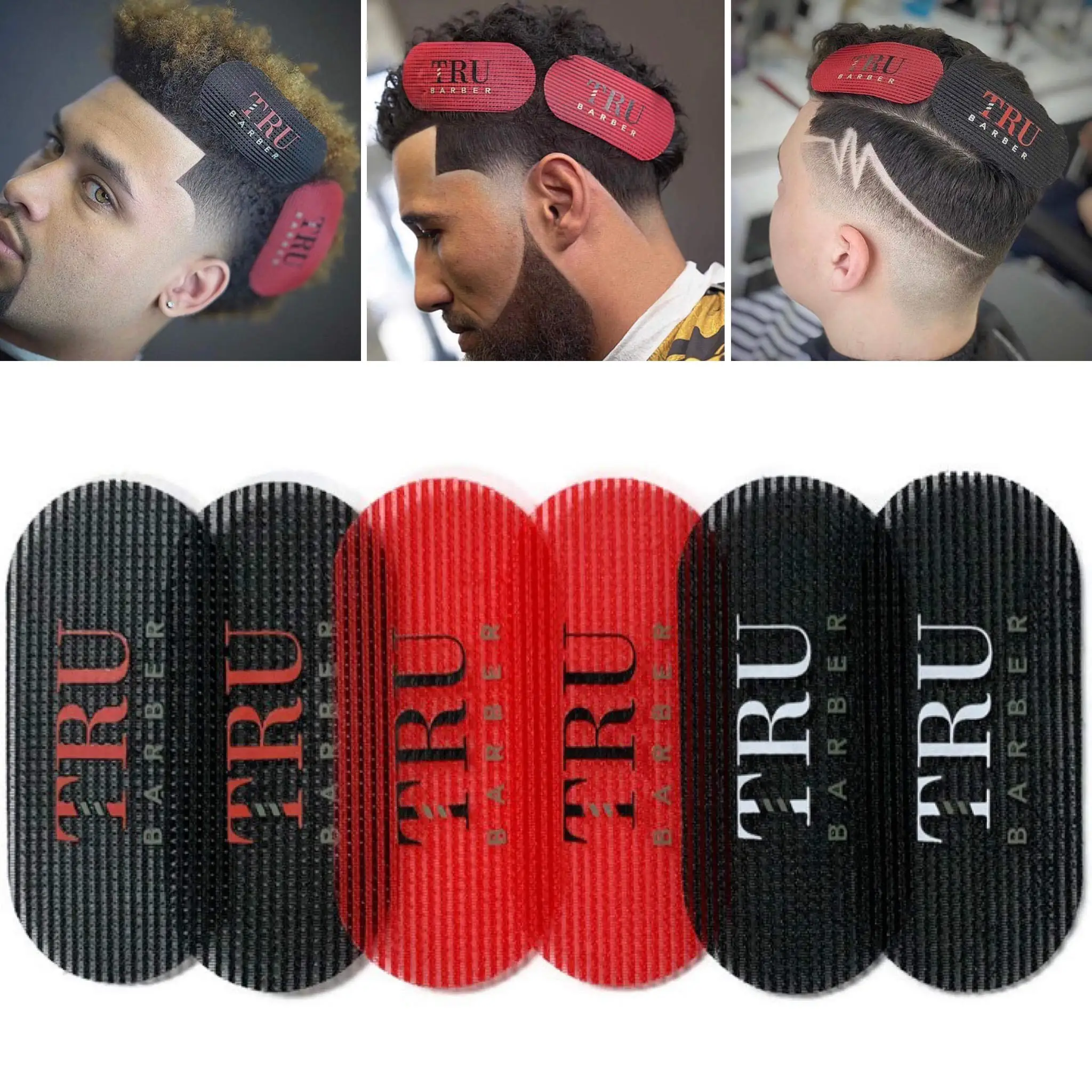 Custom Logo Nylon Hairgripper Bands Sticker Best Hair Cilp Valcro Hair Grippers Bang For hair Use