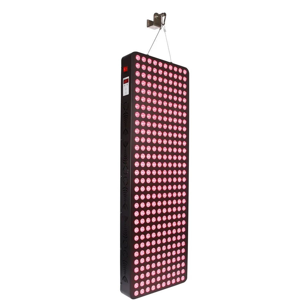 1500W Dual Chip Red Light Panel Bed 5 PDT Machine Red Light Therapy Panel Black