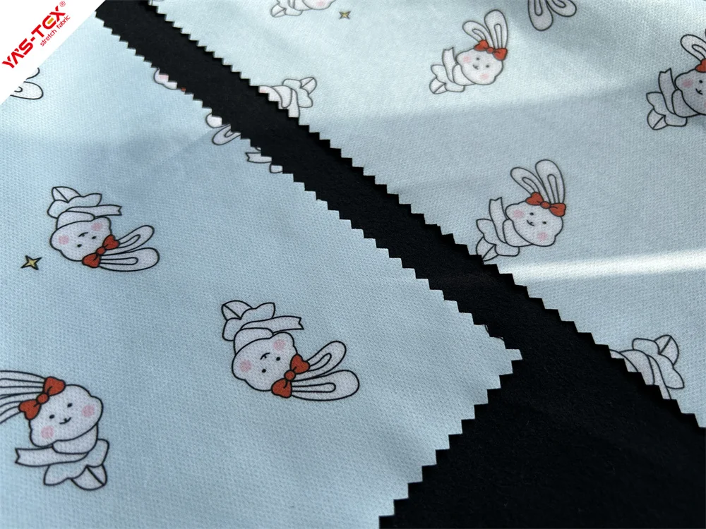 Customizable Printed 50D Plain  fabric bonded TPU and 50D Brushed Knitted fabric 3 layers waterproof fabrics for clothing