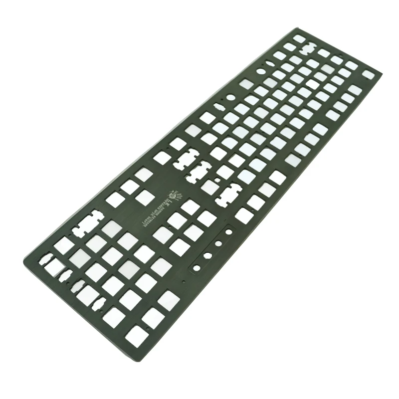 Hardware Sheet Metal Stamping Parts Aluminum Alloy Oil Plating Oxidization Computer Keyboard Hardware Spare Parts OEM
