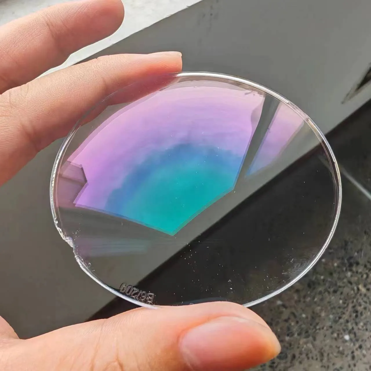 1.591 PC Anti-Blue Invisible HMC Polycarbonate Blue Cut Bifocal Green Coating Optical Eyeglasses Lenses