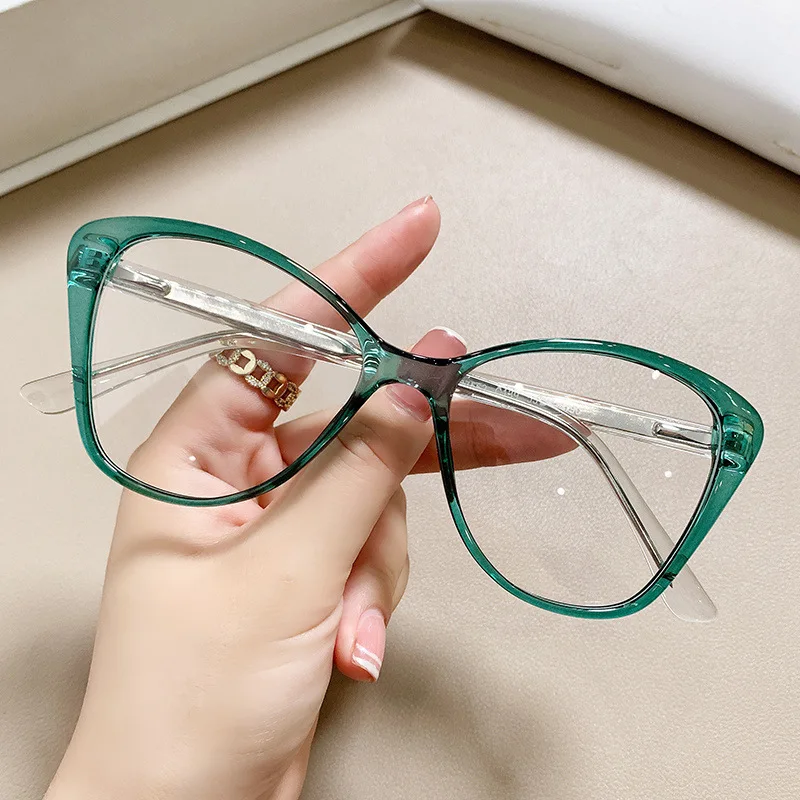 2022 New Europe And America Fashion Women TR90 Cat Eye Optical Frames Glasses Eyewear For Ladies
