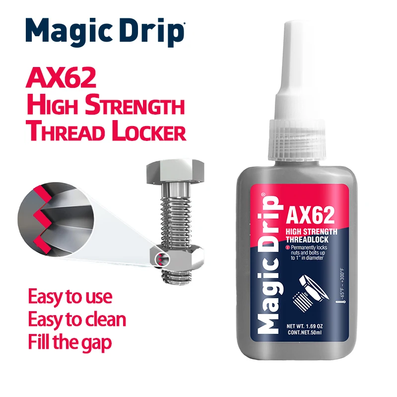 6ml 10ml 50ml 250ml Threadlocker Anaerobic Adhesive 262 263 271 272 277 Thread Glue for Screw Thread