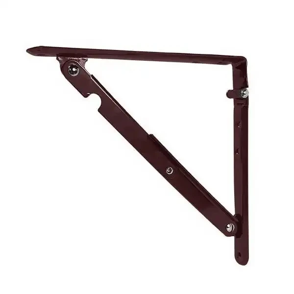 Custom Heavy Duty Hidden Pipe Triangle Metal Decorative 45 Degree Floating Support L Shelf Bracket