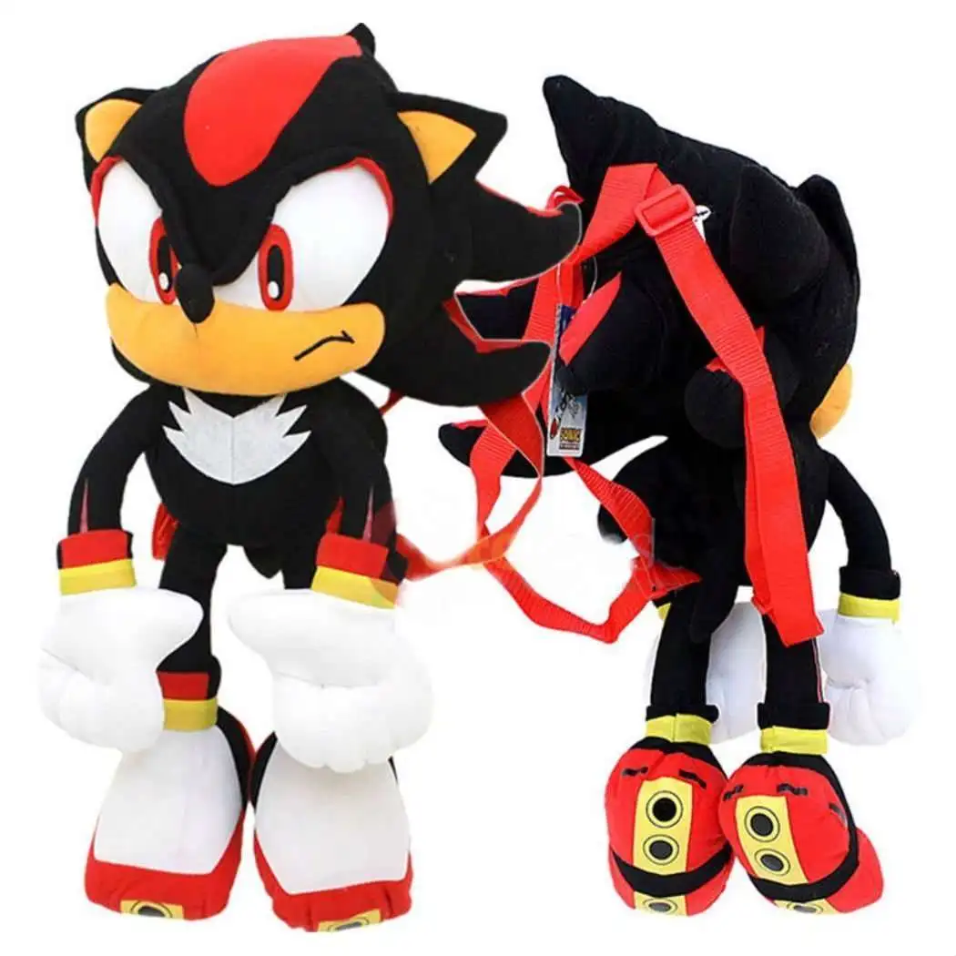 Wholesale factory Direct sell boy sonic toys 40-45 cm sonic plush backpack