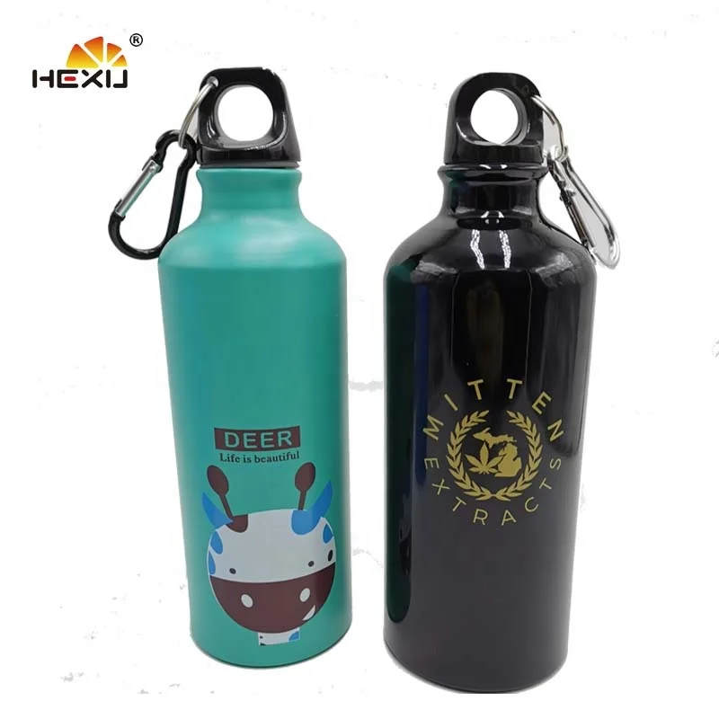 Personalised Aluminum Portable 400m Disposable Cold Water Bottle