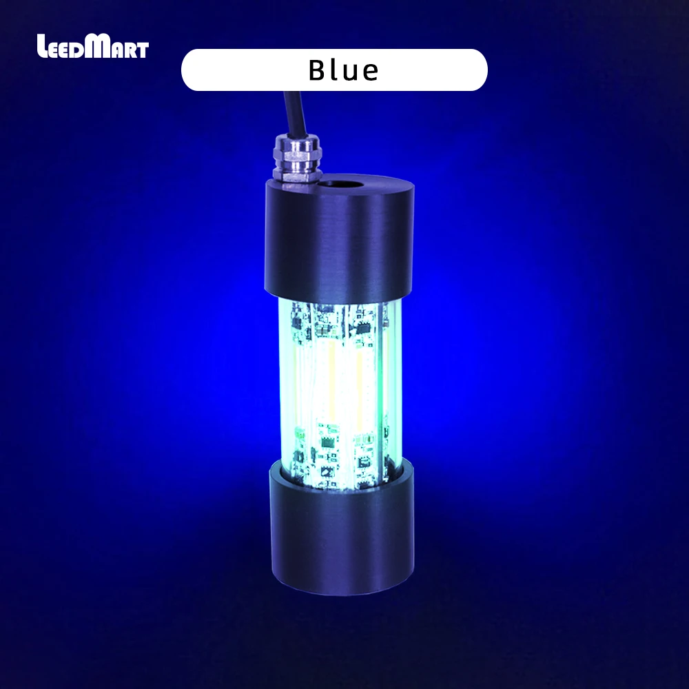 hot sale IP68 100W 200W LED fish light lure float underwater green attracting light  fishing light