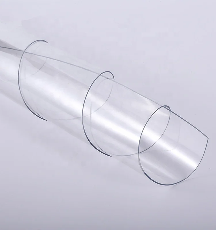 Fuxing High grade Super Clear Soft PVC Roll Transparent Plastic Sheet