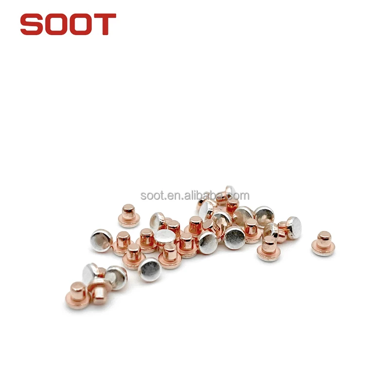 High Quality Precision Stamping Customized Electrical Contact and silver Contact