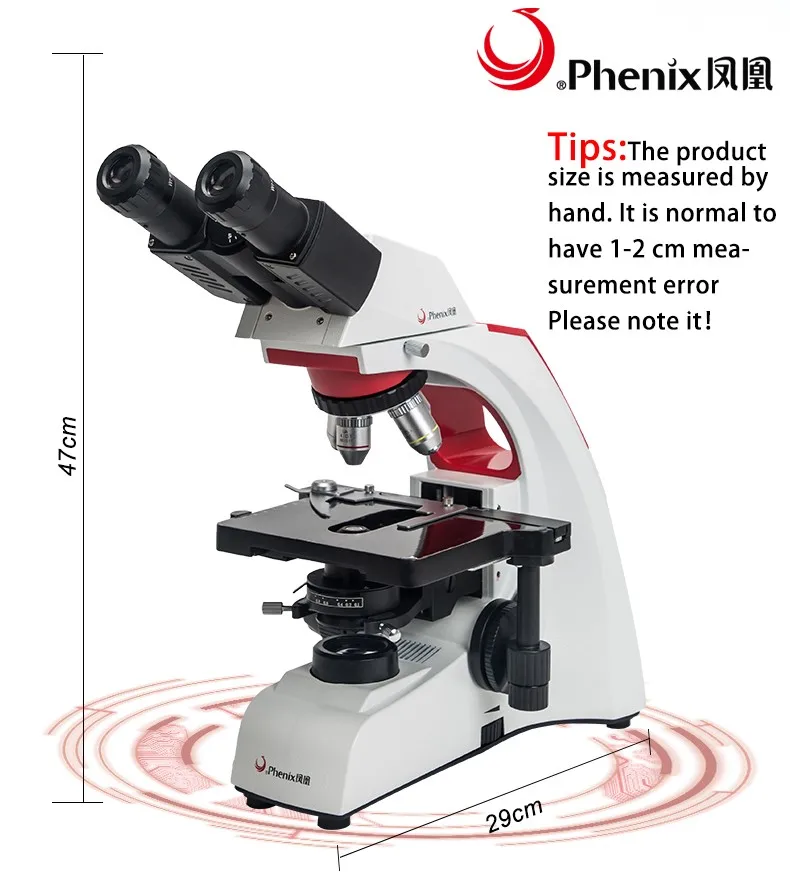 Phenix BMC302-IPL 40X-1600X customized digital binocular biological optical microscope for medical laboratory research
