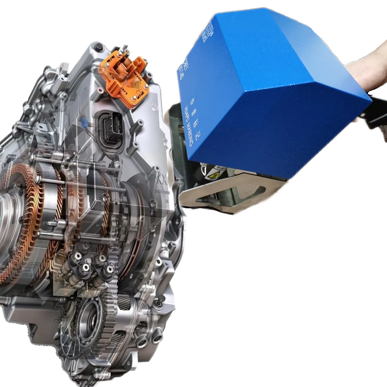 HPDBE1B840  2024 new portable pneumatic Stamping vehicle chassis dot peen vin number marking machine metal engraving machinery